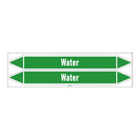 Pipe markers: Brak Water | Dutch | Water