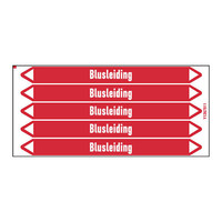 Pipe markers: Sprinklerwater | Dutch | Blusleiding