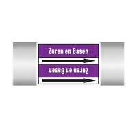 Pipe markers: Zure oplossing | Dutch | Acids and Alkalis