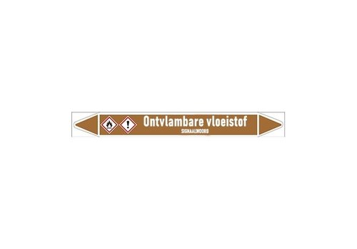 Pipe markers: Butadieen | Dutch | Flammable liquids 