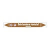 Pipe markers: Butanol | Dutch | Flammable liquids