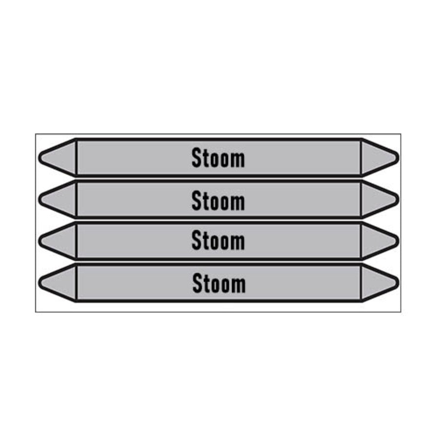 Pipe markers: stoom | Dutch | Steam