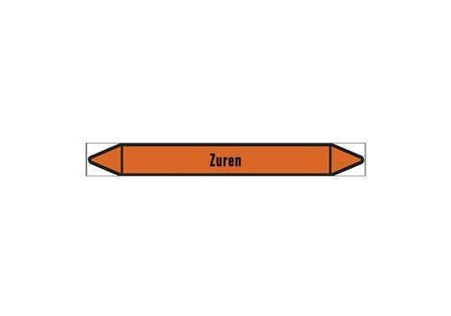 Pipe markers: Geregeneerd zuur | Dutch | Acids 