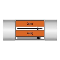 Pipe markers: Zure oplossing | Dutch | Acids