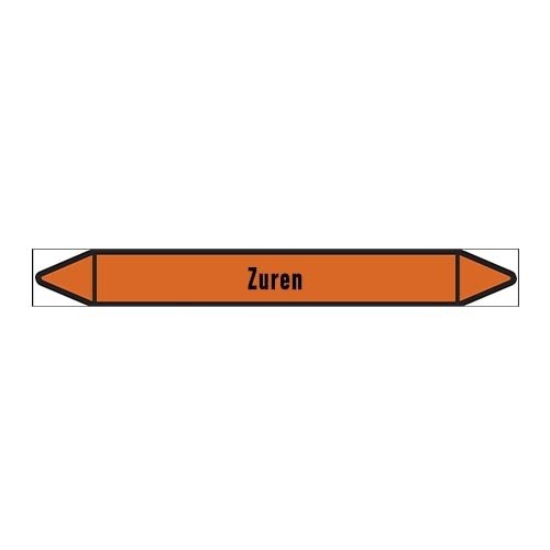 Pipe markers: Zure oplossing | Dutch | Acids 