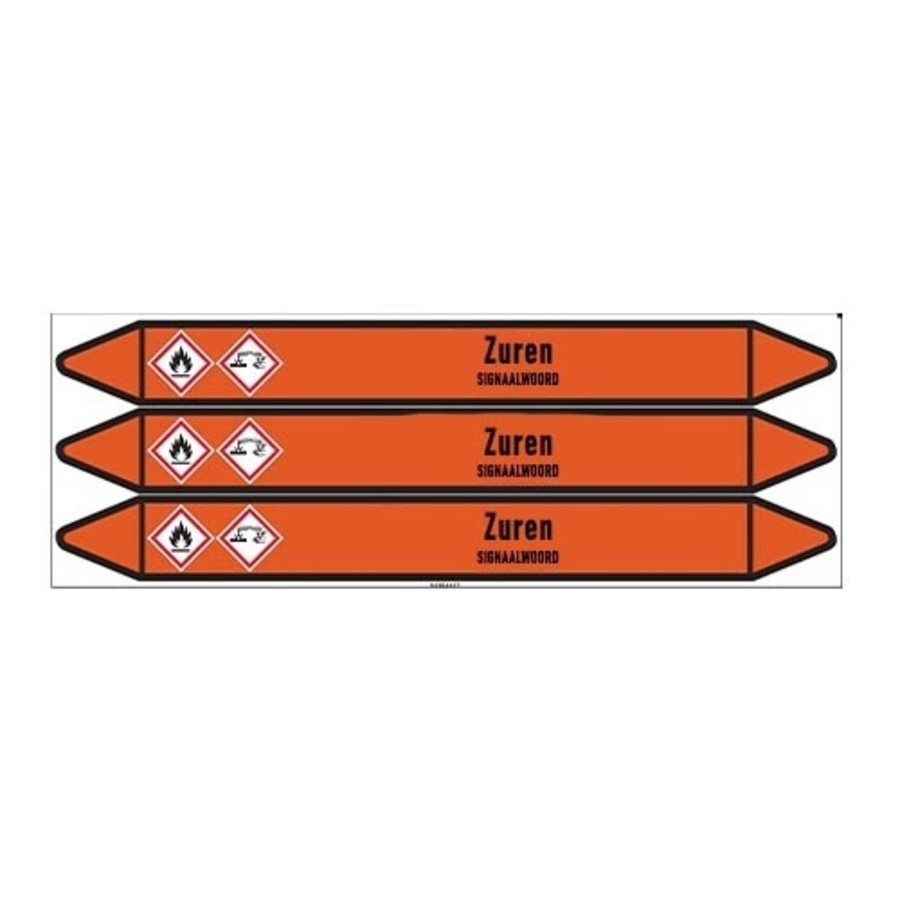 Pipe markers: Mierenzuur | Dutch | Acids