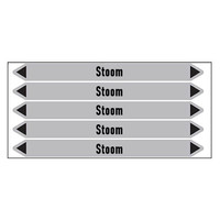 Pipe markers: stoom 2,8 bar | Dutch | Steam