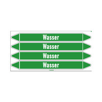 Pipe markers: Filtratwasser | German | Water