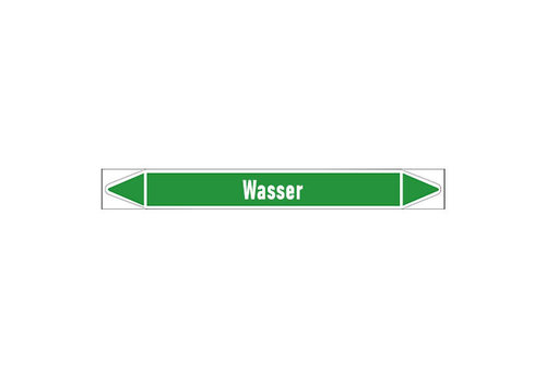 Pipe markers: ND Wasser | German | Water 