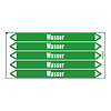 Brady Pipe markers: Wasser 5°C | German | Water