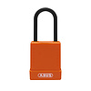 Abus Aluminium safety padlock with orange cover 84811