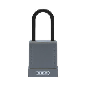 Abus Aluminum safety padlock with grey cover 84815
