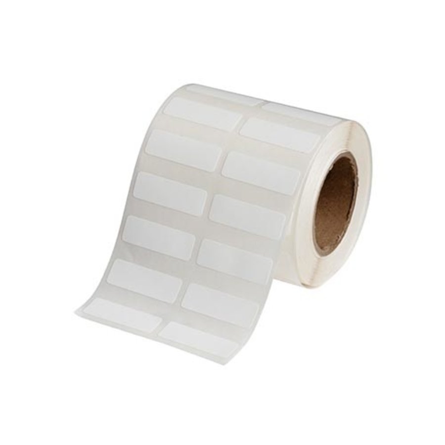 Polypropylene labels  | 38,10  x 12,70 mm