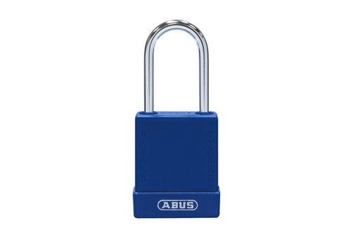 Aluminium safety padlock with blue cover 76BS/40 blue 