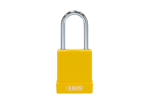 Aluminium safety padlock with yellow cover 76BS/40 yellow 