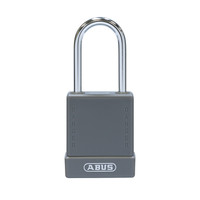 Aluminium safety padlock with grey cover 84789