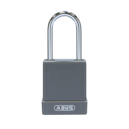 Aluminium safety padlock with grey cover 76BS/40 grey 