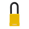 Abus Aluminium safety padlock with yellow cover 84769