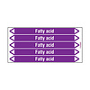Brady Pipe markers: Fatty acid | English | Acids and Alkalis