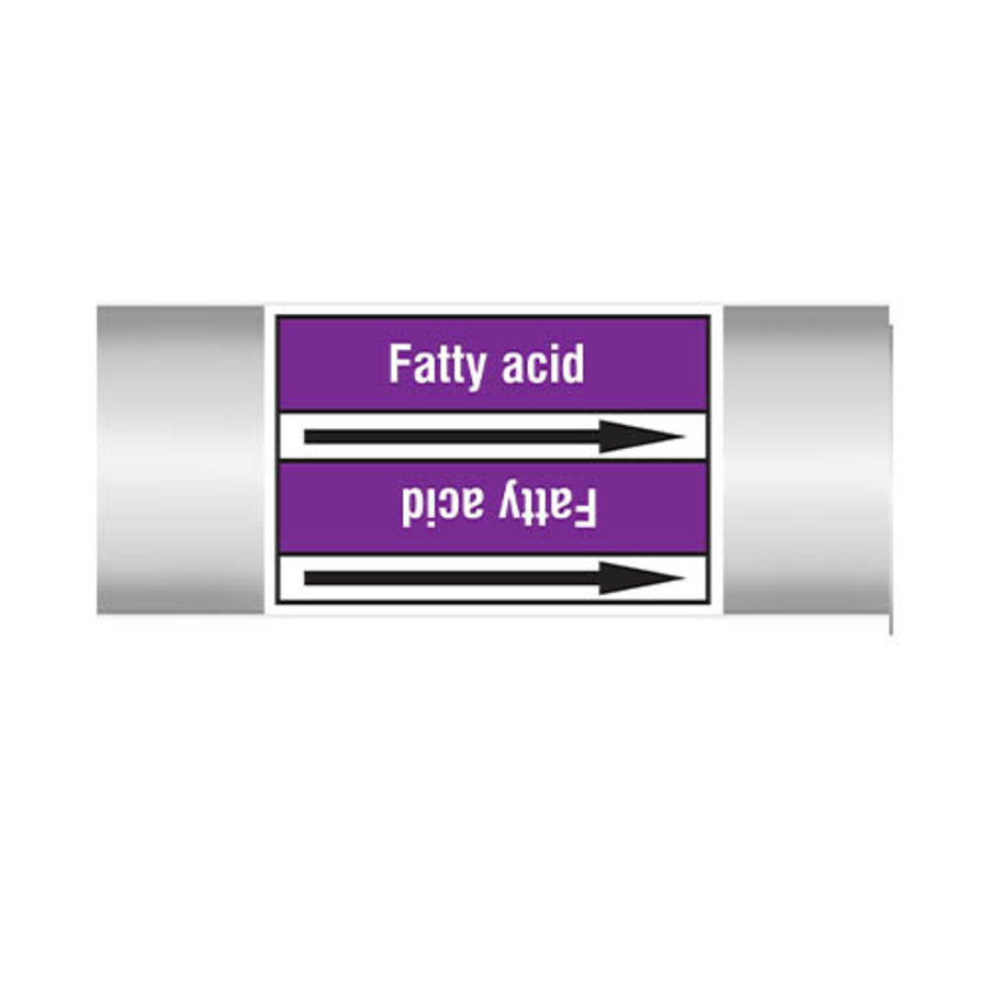 Pipe markers: Fatty acid | English | Acids and Alkalis