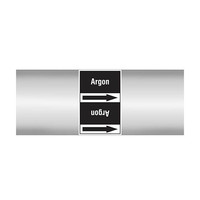 Pipe markers: Argon | Dutch | Non flammable liquids