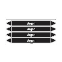 Pipe markers: Argon | Dutch | Non flammable liquids