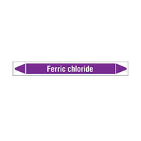 Pipe markers: Ferric chloride | English | Acids and Alkalis