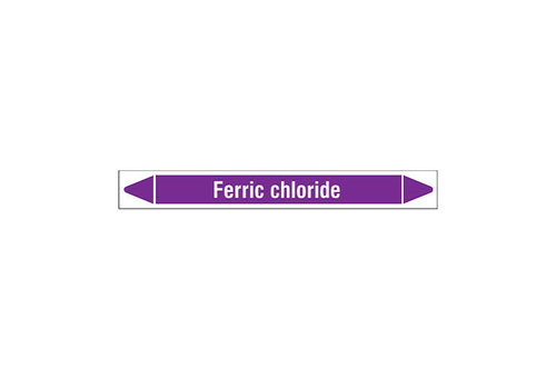 Pipe markers: Ferric chloride | English | Acids and Alkalis 