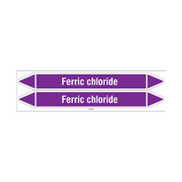 Pipe markers: Ferric chloride | English | Acids and Alkalis