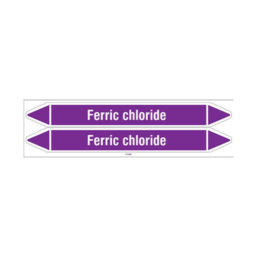 Pipe markers: Ferric chloride | English | Acids and Alkalis