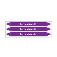Pipe markers: Ferric chloride | English | Acids and Alkalis