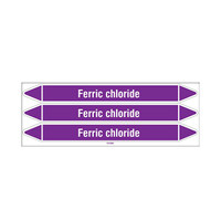 Pipe markers: Ferric chloride | English | Acids and Alkalis