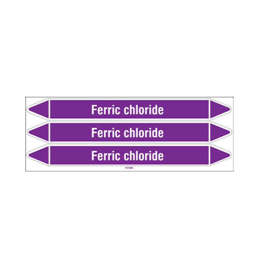 Pipe markers: Ferric chloride | English | Acids and Alkalis