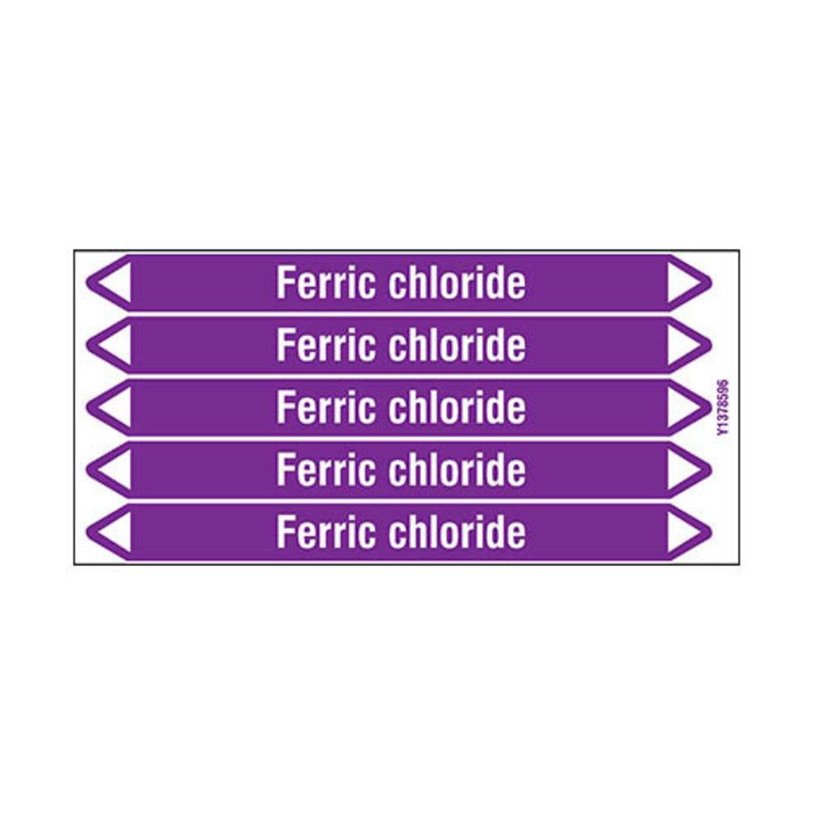 Pipe markers: Ferric chloride | English | Acids and Alkalis