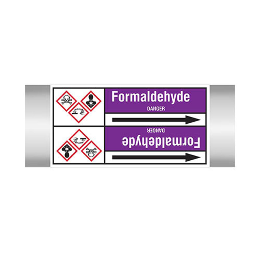 Pipe markers: Formaldehyde | English | Acids and Alkalis