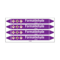 Pipe markers: Formaldehyde | English | Acids and Alkalis