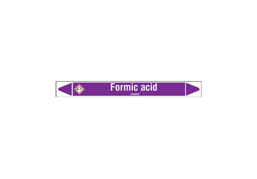 Pipe markers: Formic acid | English | Acids and Alkalis 