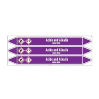 Pipe markers: Hydrochloric acid | English | Acids and Alkalis