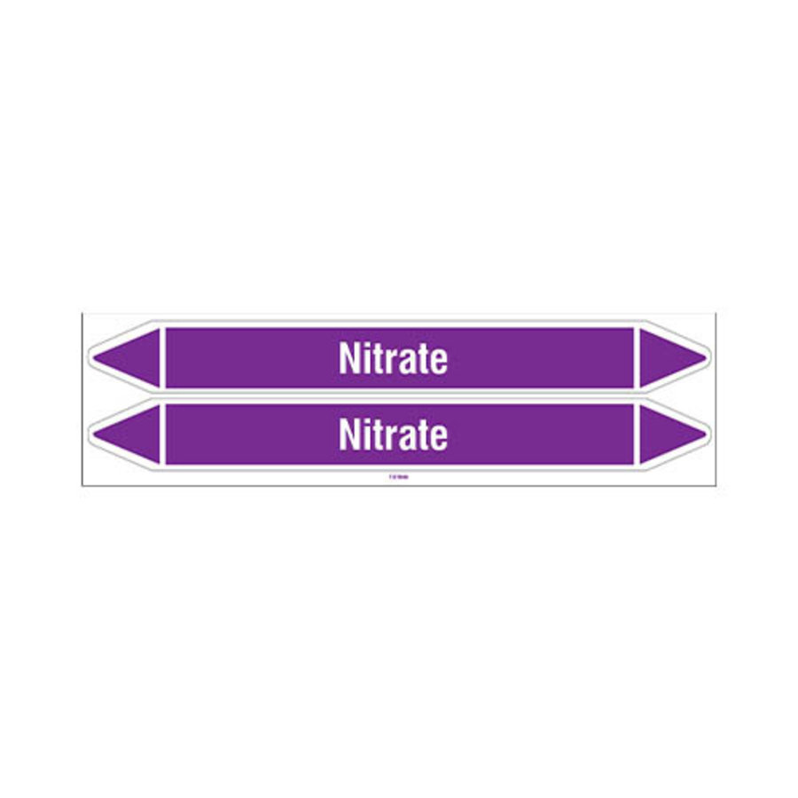 Pipe markers: Nitrate | English | Acids and Alkalis