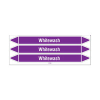 Pipe markers: Whitewash | English | Acids and Alkalis