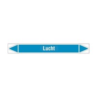 Pipe markers: Extractielucht | Dutch | Air