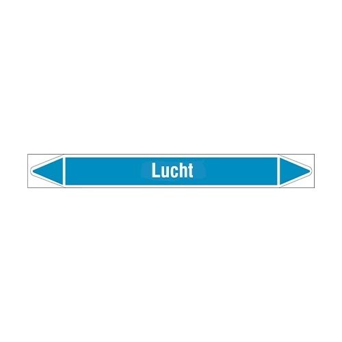 Pipe markers: Extractielucht | Dutch | Air 