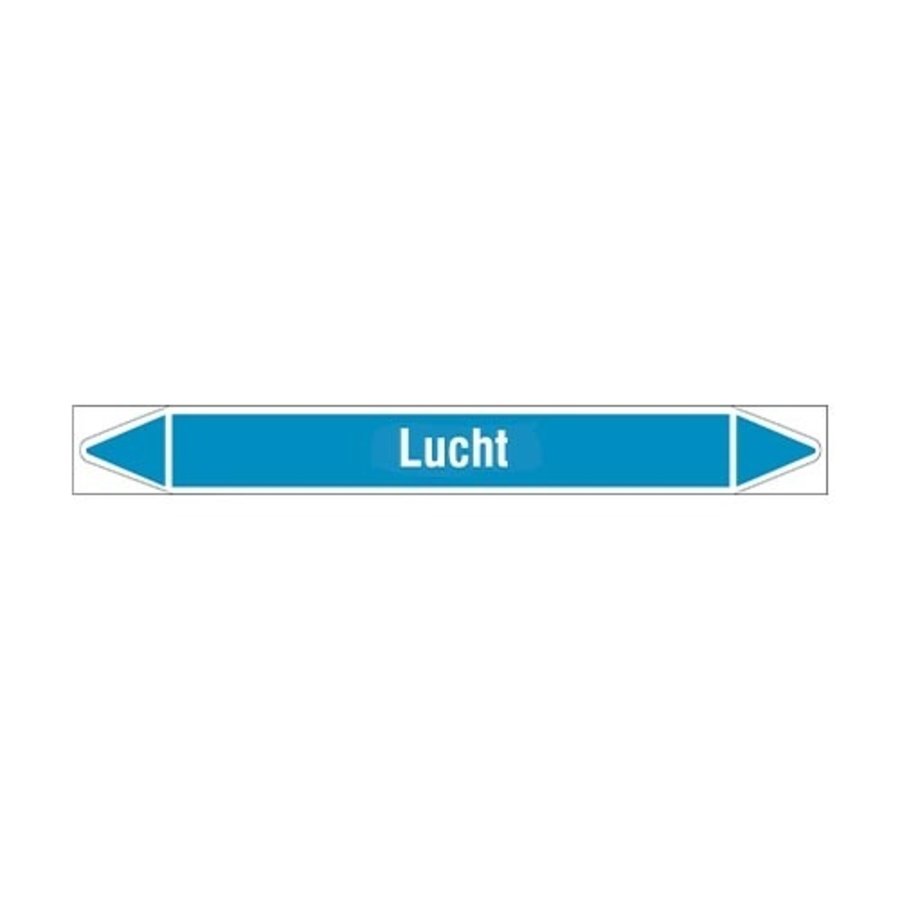 Pipe markers: Extractielucht | Dutch | Air