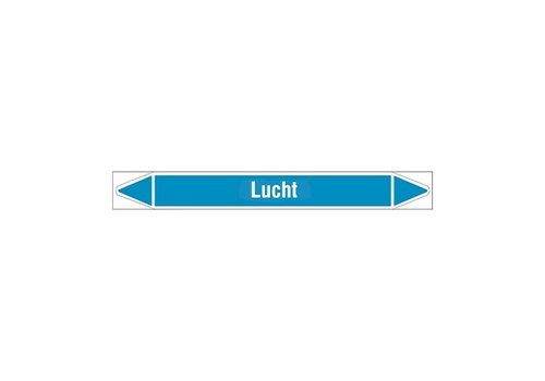Pipe markers: Hete lucht | Dutch | Air 