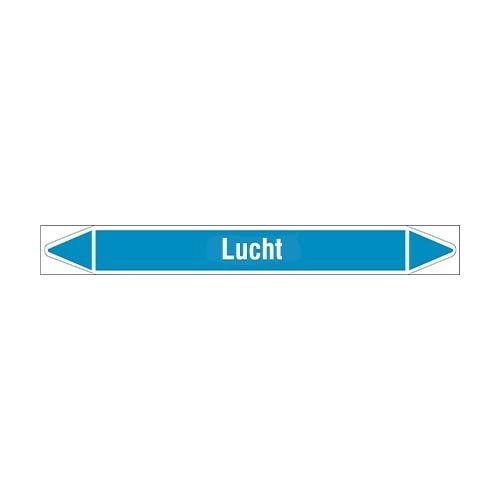 Pipe markers: Hete lucht | Dutch | Air 