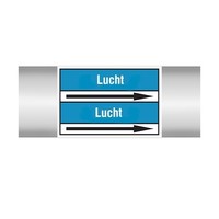 Pipe markers: Lucht | Dutch | Air