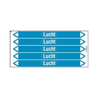 Pipe markers: Meetlucht | Dutch | Air