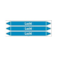 Pipe markers: Meetlucht | Dutch | Air