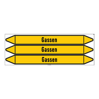 Pipe markers: CO2  Gas | Dutch | Gas