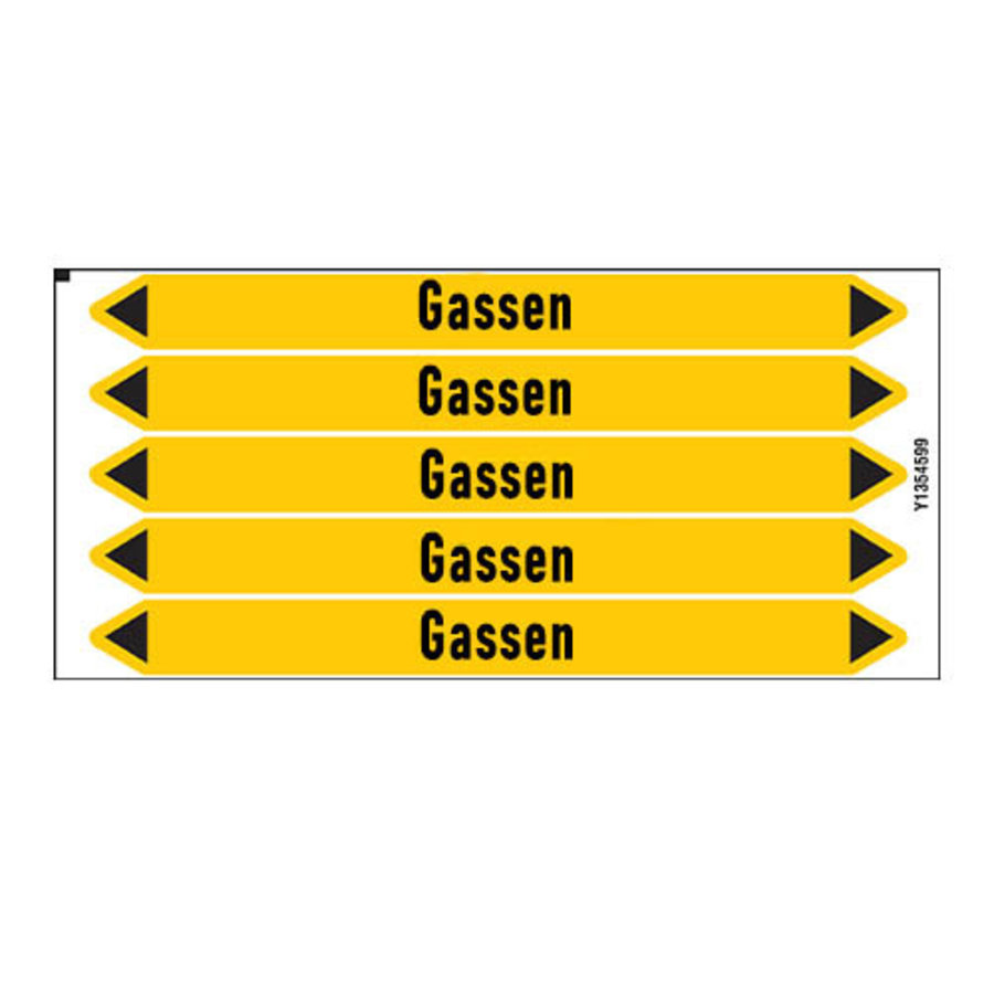 Pipe markers: Koolstofdioxide | Dutch | Gas